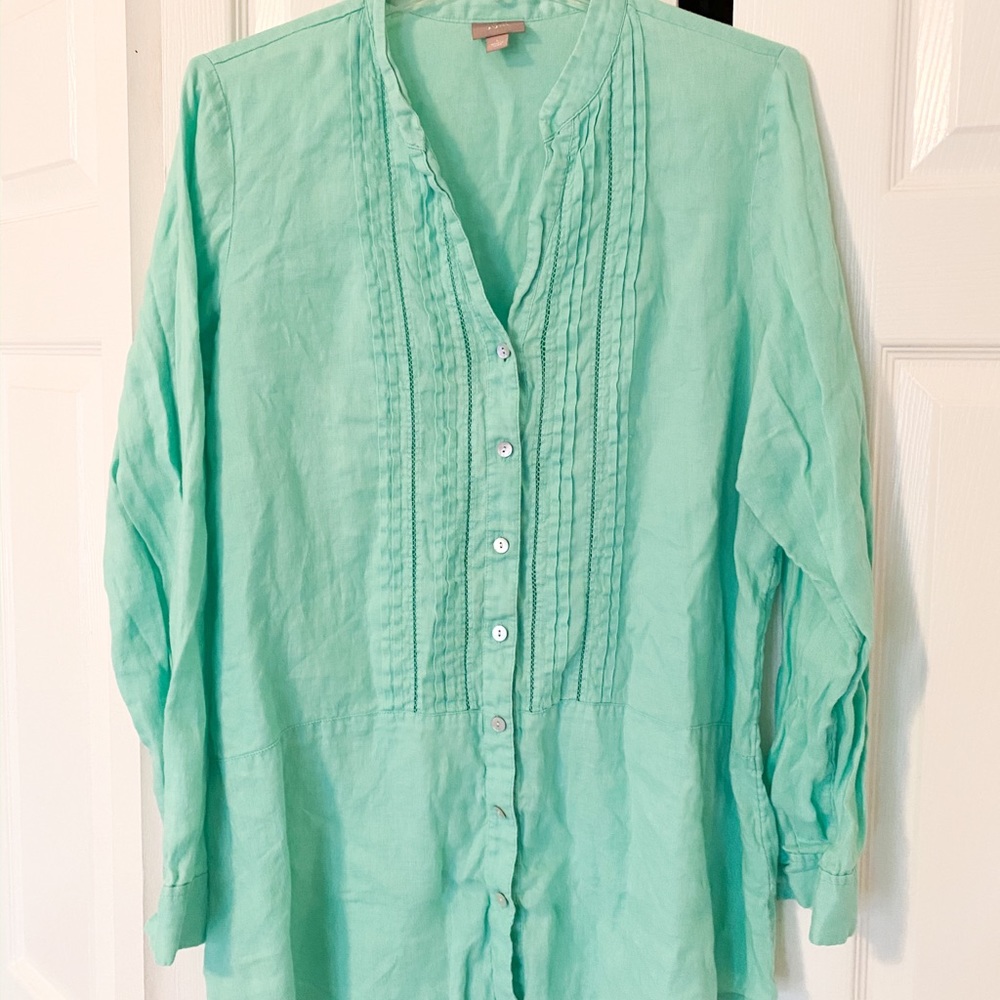 Linen Seafoam Tunic, J. Jill